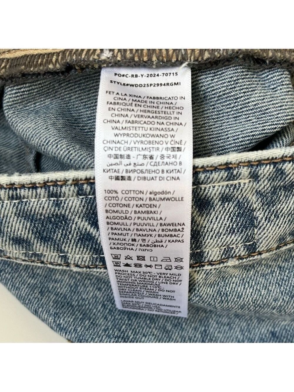 NWT rag & bone Charlie High-Rise Barrel Jeans Size 26 - Picture 9 of 13